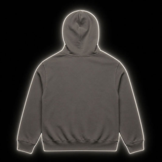 DriftEdge oversized Hoodie-Heavyweight  Minimal Streetwear (Ashphalt)